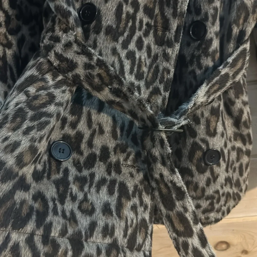 Bongo pea coat leopard vintage - Picture 2 of 7